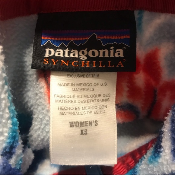 PATAGONIA | Manoa Dusk Blue Synchilla Snap-T Pullover XS - Picture 8 of 9